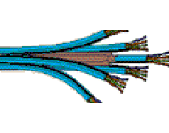 Belden 1701S6 D151000 - 24 AWG -  C - 1000 EA - 300 V RMS - BLUE