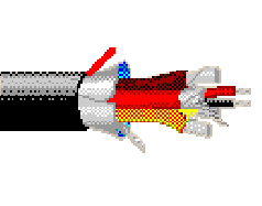 Belden 1412R 0101000 - 24 AWG -  C - 1000 EA - 300 V RMS - BLACK