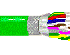 Belden 3119A Y5P500 - 24^18 AWG - ^3 C - 500 FT - 300 V RMS (UL AWM Style 20233) - GREEN Y5P