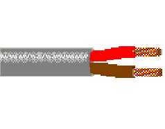 Belden 8677 060500 - 16 AWG - 2 C - 500 EA - 300 V RMS - CHROME