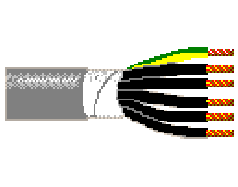 Belden 7409A 008250 - 18 AWG - 2 C - 250 FT - 600 V RMS (UL AWM Style 2587) - GRAY