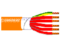 Belden 7105A 003500 - 20 AWG - 9 C - 500 FT - 600 V RMS (UL AWM Style 2587) - ORANGE