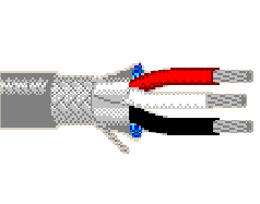 Belden 9925 0601000 - 24 AWG - 3 C - 1000 EA - 30 V RMS (UL AWM Style 2919)^ 300 V RMS - CHROME