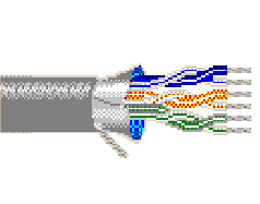 Belden 1420A 06010000 - 24 AWG -  C - 10000 FT - 30 V RMS (UL AWM Style 2919); 300 V RMS - CHROME