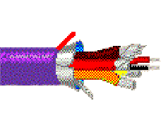 Belden 1805F Z4B500 - 24 AWG -  C - 500 EA - 300 V RMS - VIO Z4B