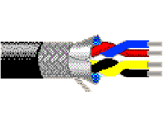 Belden 9855 0101000 - 22 AWG -  C - 1000 EABLACK