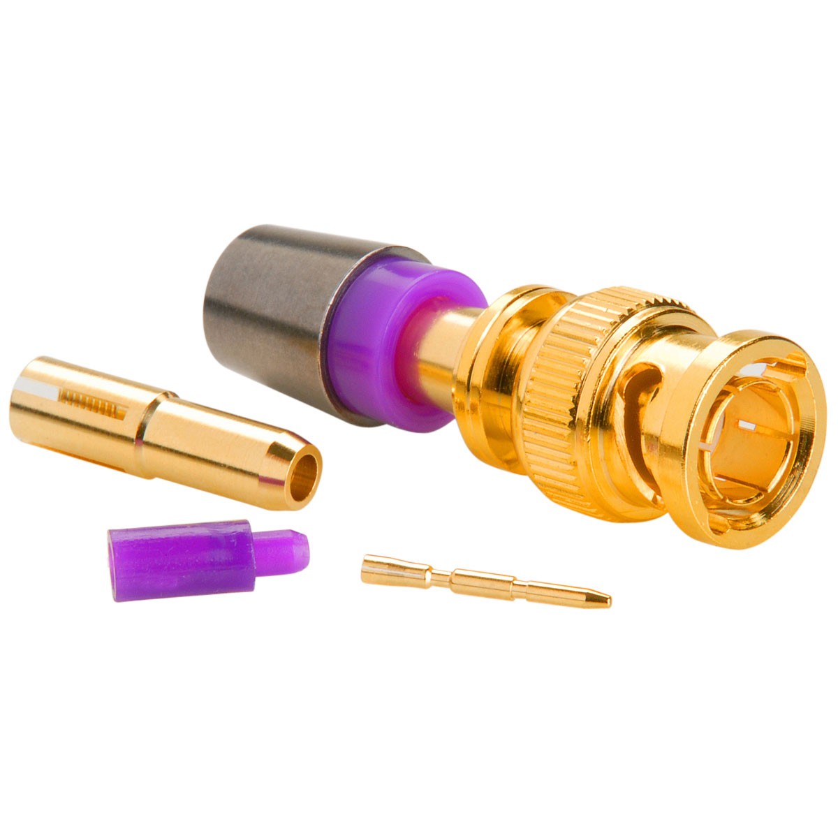 ICM Corp. RGBNC15RGB - F-Conn RGB/Mini Coax Connectors - Gold