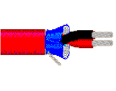 Belden 88761 002U1000 - 22 AWG -  C - U1000 FT - 300 V RMS - RED