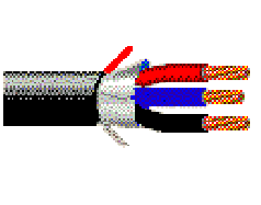 Belden 1121A 010500 - 18 AWG - 3 C - 500 FT - 600 V RMS (NEC Type TC)^ 150 V RMS (NPLF) - BLACK