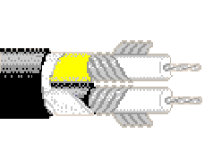 Belden 1808A B591000 - 30 AWG -  C - 1000 EA - 300 V RMS - BLACK/MATTE