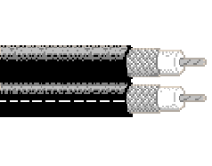 Belden 7700A B59500 - 30 AWG -  C - 500 FT - 300 V RMS - BLACK/MATTE