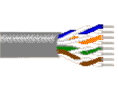 Belden 9566 060500 - 24 AWG -  C - 500 EA - 300 V RMS - CHROME