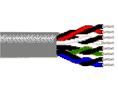 Belden 8691 060500 - 18 AWG -  C - 500 EA - 300 V RMS (UL AWM Style 2464) - CHROME