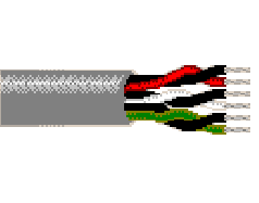 Belden 9745 060U500 - 22 AWG -  C - U500 EA - 150 V (UL AWM Style 2576); 300 V RMS - CHROME