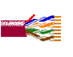 Belden 7987R 059U1640 - 24 AWG -  C - U1640 EA - 300 V RMS - MAROON