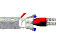 Belden 5300F1 0081000 - 18 AWG - 2 C - 1000 EA - 300 V RMS - GRAY