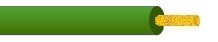 Hook-up/Lead Wire - 20 AWG - XLPE - Cross Linked Polyethylene Outer Jacket - 1 FT - 60 V - GREEN