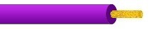 Hook-up/Lead Wire - 18 AWG - XLPE - Cross Linked Polyethylene Outer Jacket - 1 FT - 60 V - VIOLET