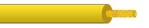 Hook-up/Lead Wire - 20 AWG - XLPE - Cross Linked Polyethylene Outer Jacket - 1 FT - 60 V - YELLOW
