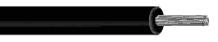 Hook-up/Lead Wire - 24 AWG - XLPE - Cross Linked Polyethylene Outer Jacket - 1 FT - 40kV - BLACK
