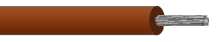 Mil-Spec Hook-up/Lead Wire - 14 AWG - Cross-Linked ETFE - Ethylene Tetrafluoroethylene Outer Jacket - BROWN