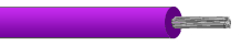 Alpha Wire 540419 - 4 AWG -  Outer Jacket - 1 FT - 600 V RMS - VIOLET