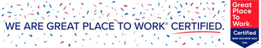 Great Place to Work Certified Banner